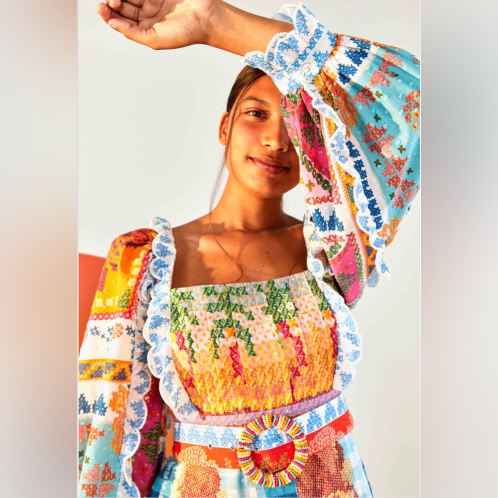 Farm Rio Summer Stitches Romper